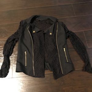 Black lace blazer